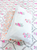 Rose Jal Handblock Premium Cotton Bedsheet Set (Copy)