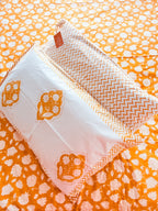 Yellow Floral Handblock Premium Cotton Bedsheet Set — hand-block printed bedsheet set, product view 6.