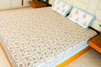 Bahaar Handblock Premium Cotton Bedsheet Set image 2