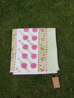Big Paisley Handblock Waffle Cotton Bath Towel image 2