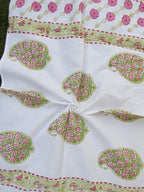 Big Paisley Handblock Waffle Cotton Bath Towel image 4