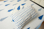 Blue Cypress Handblock Premium Cotton Bedsheet Set image 6