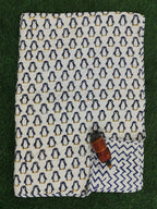 Blue Penguin Handblock Mul Cotton Kids Dohar image 2