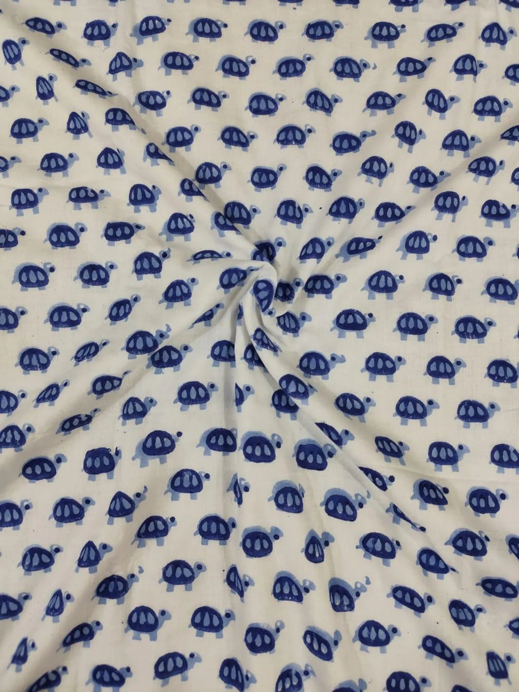 BlueTortoise Handblock Mul Cotton Kids Dohar image 2