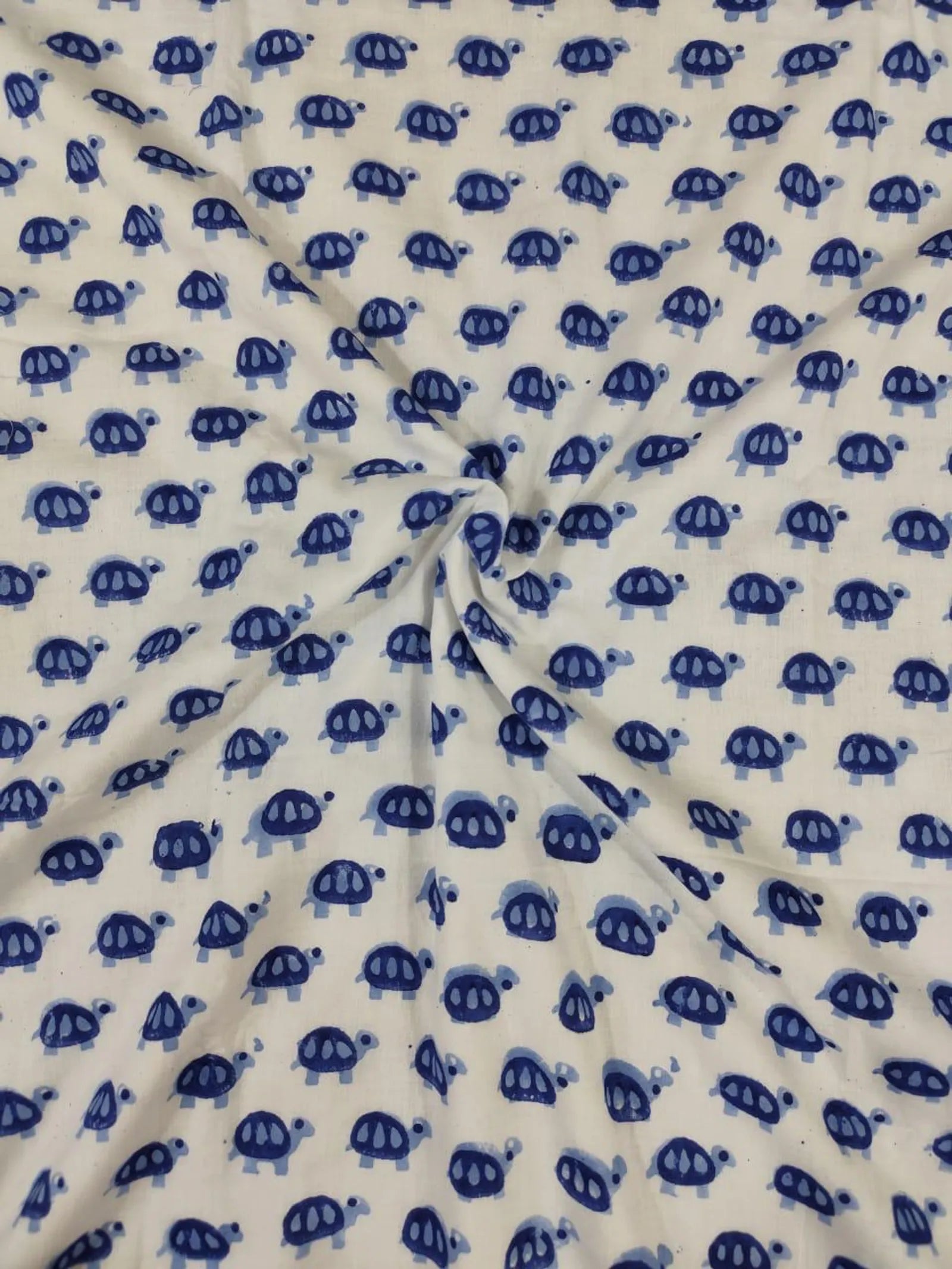 BlueTortoise Handblock Mul Cotton Kids Dohar image 2