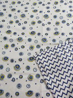 Evil Eye Handblock Mul Cotton Kids Dohar image 2
