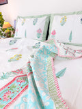 Gulzar Handblock Mul Cotton Dohar image 1