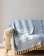 Heritage Handblock TNT Cotton Throw Blanket image 1