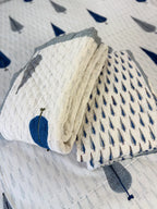 Indigo Cypress Design Mul Cotton Quilt Single image 2