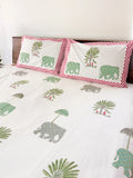 Kerala Dreams Handblock Premium Cotton Bedsheet Set image 1