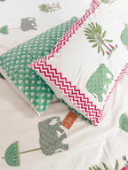 Kerala Dreams Handblock Premium Cotton Bedsheet Set image 4