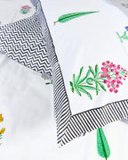 Malhaar Handblock Premium Cotton Bedsheet Set image 3