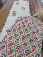 Multicolor Cotton Quilted Table Runner image 1