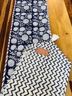Multicolor Cotton Quilted Table Runner image 1