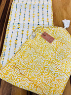 Multicolor Cotton Quilted Table Runner image 1