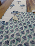Multicolor Cotton Quilted Table Runner image 1