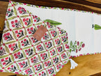 Multicolor Cotton Quilted Table Runner image 1