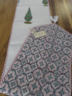 Multicolor Cotton Quilted Table Runner image 1
