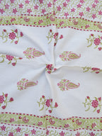 Paisley Flower Handblock Waffle Cotton Bath Towel image 4