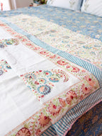 PAISLEY GARDEN Handblock Mul Cotton Dohar image 4