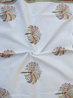 Palm Tree Handblock Waffle Cotton Bath Towel image 4