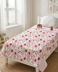 Pink Elephant Handblock Mul Cotton Kids Dohar image 1