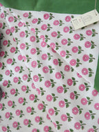 Pink Floral Butti Handblock Cotton Table Cover image 2