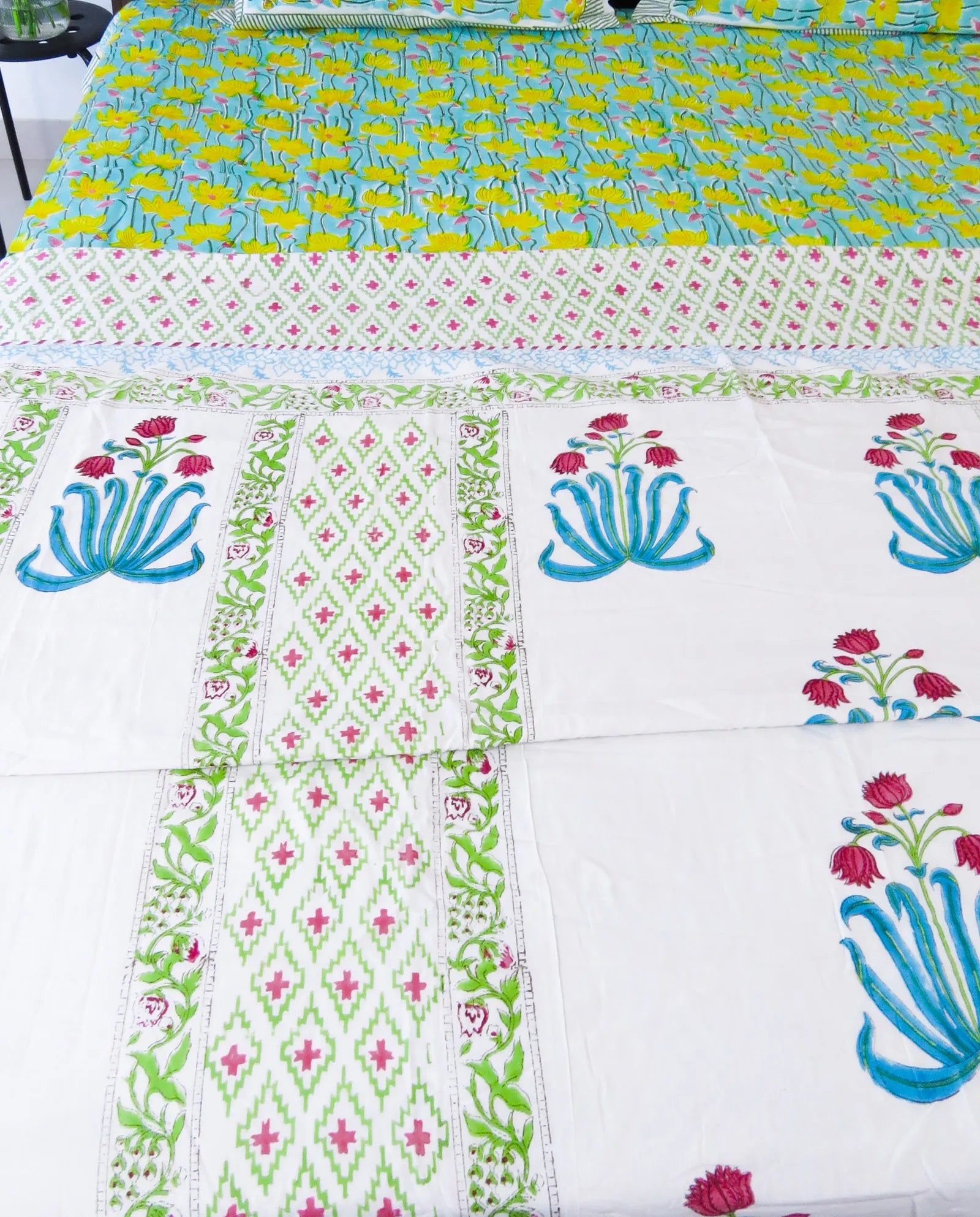 Royal Bagh Handblock Mul Cotton Dohar image 2