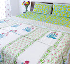 Royal Bagh Handblock Mul Cotton Dohar image 3