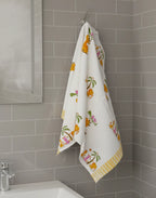 Tiger Giraffe Handblock Waffle Cotton Kids Bath Towel image 4