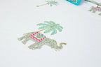 Wild Palm Handblock Premium Cotton Bedsheet Set image 6